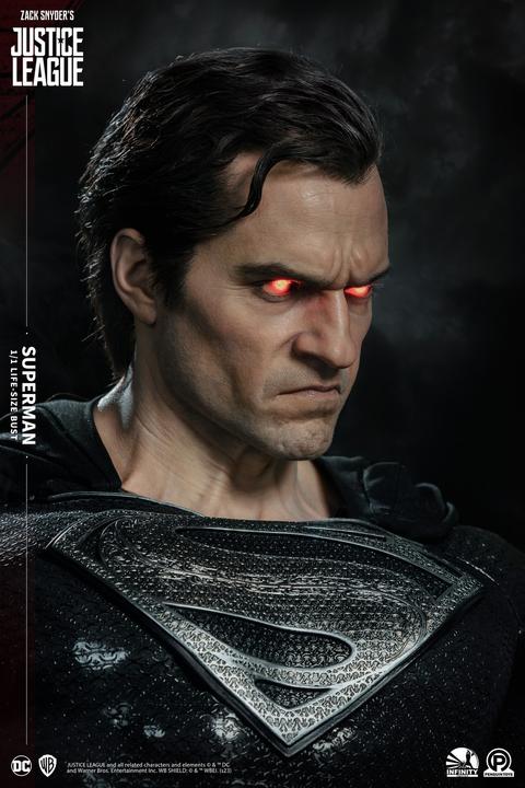 Immagine prodotto Infinity Studios Snyder's Justice League "Superman - Versione Nera" 1/1 Busto a grandezza naturale