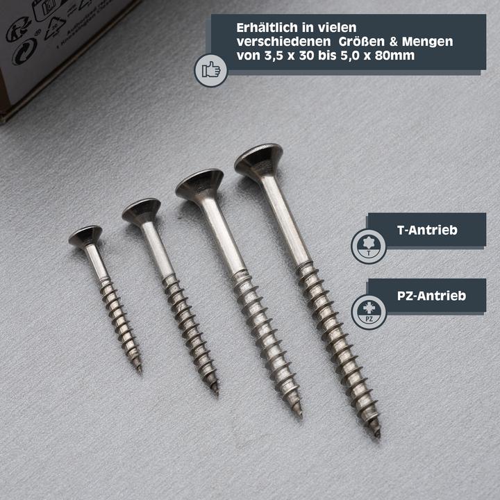 Actual product image Helpmate Universal screws (200 Screws per piece)