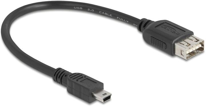 Produktbild Delock USB 2.0 Kabel USB Typ Mini-B Stecker zu EASY USB Typ-A Buchse 0,2 m (0.20 m, USB 2.0)