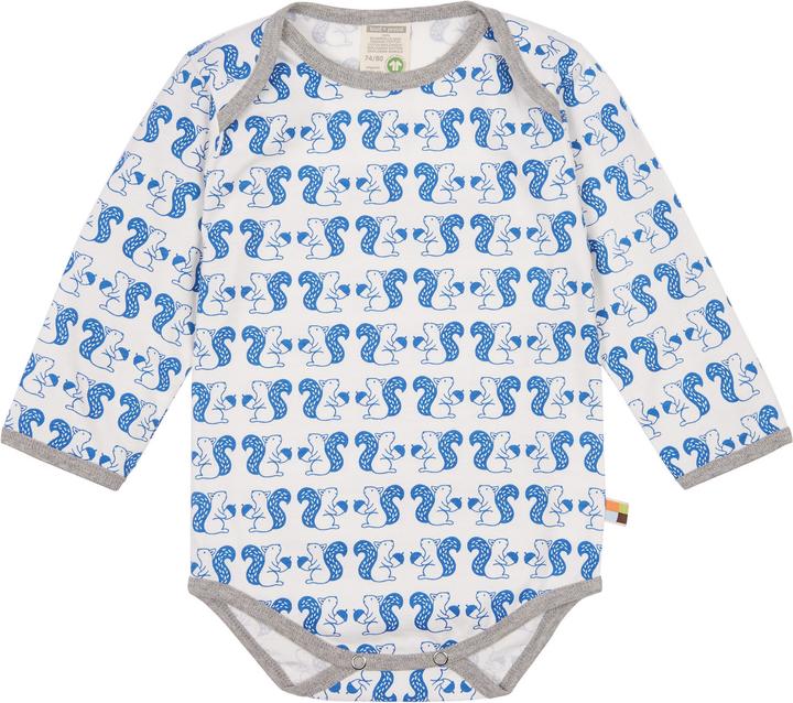 Produktbild loud + proud Body langarm Eichhörnchen Indigo (74, 80)