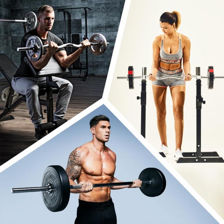 Produktbild Gorilla Sports Langhantelstange und Sz-Curlstange