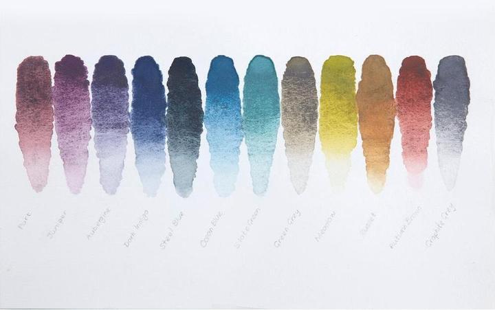 Actual product image Derwent Graphitint 12 pan set (White)