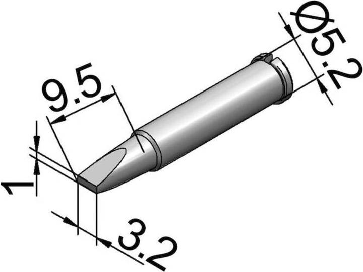 Image du produit Kurtz Ersa Panne à souder Ersadur sans plomb, 3,2mm (Panne de soudure)