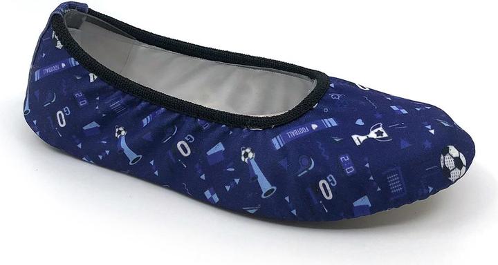 Motif de football bleu