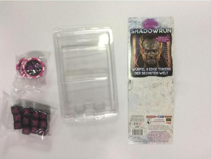 Image du produit Pegasus 46107G - Shadowrun : Cube & Edge Tokens du Sixième Monde (édition FR)