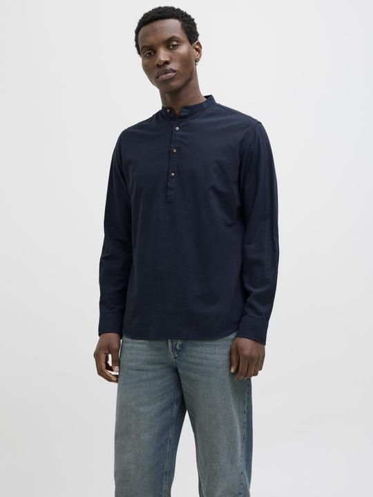 Produktbild Jack & Jones Jjesummer Half Placket Shirt Ls Sn (M)