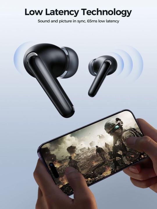 Image du produit Joyroom Écouteurs sans fil Bluetooth 5.3 TWS Funpods Series JR-FB3 - noir (35 h, Filaire)