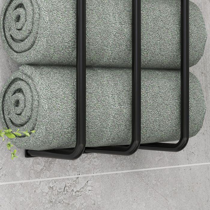 Image du produit Swisshandel24 Handtuchhalter zur Wandmontage ideal für 6 grosse Handtücher