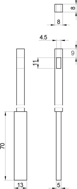Produktbild MSL Stangen für Einlass-Hebelkantenriegel 1808 (1 Stk.)