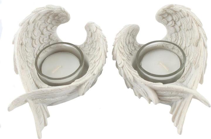Image du produit Something Different Bougeoir Ailes d'ange pack de 2