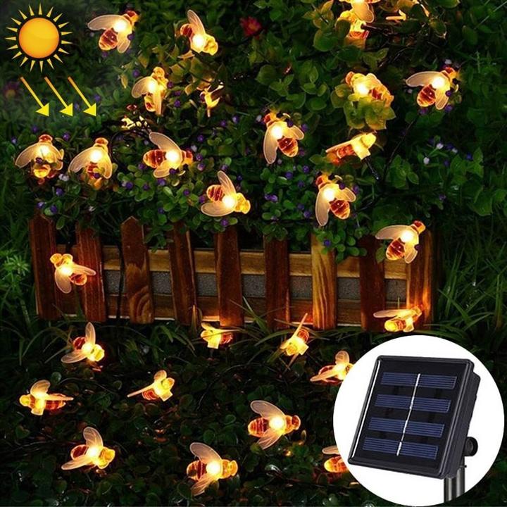Produktbild Cover-Discount Solar LED Lichterkette Bienen (6.50 m)
