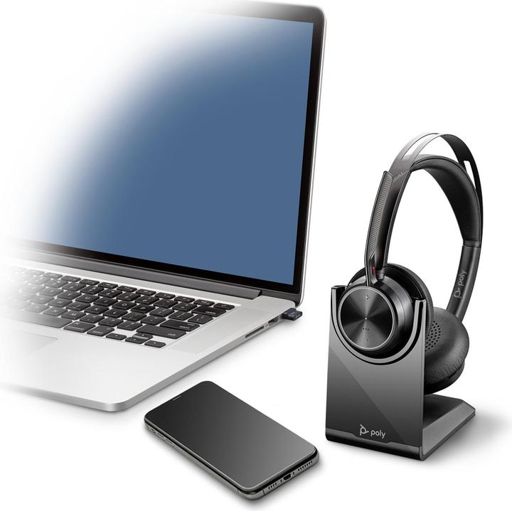 Produktbild Poly Voyager Focus 2 UC (Kabellos, USB-A)