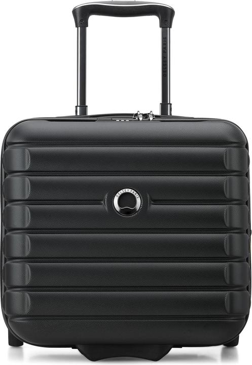 Delsey Shadow 5.0 4-Rollen Businesstrolley 38 cm Laptopfach mit Dehnfalte (30 l, Handgepäck (bis 50l))