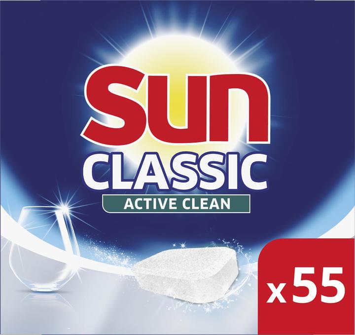 Actual product image Sun Classic Active Clean Tabs Regular 55x (Tabs)