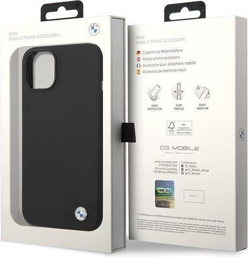 Image du produit BMW Etui en silicone pour Apple iPhone 14 - noir (Apple iPhone 14)