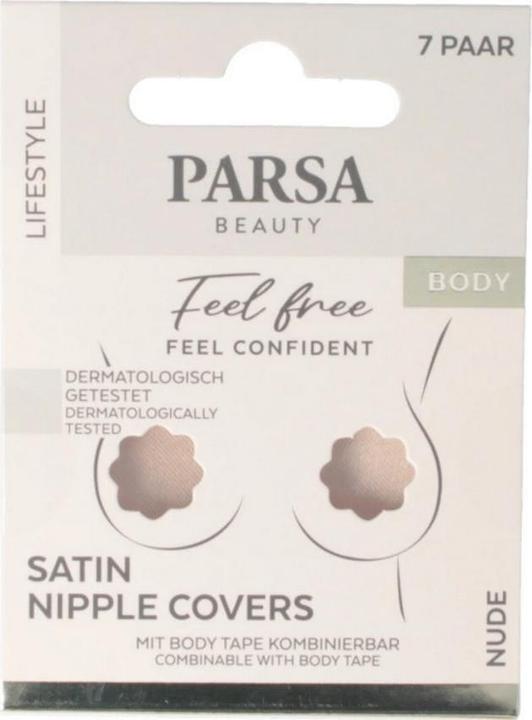 Produktbild Parsa Beauty Parsa - Satin Nipple Covers 7 pcs - Nude