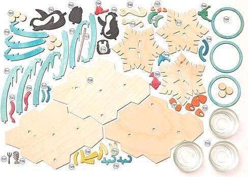 Immagine prodotto Kuhnert Set di oggetti di artigianato "Portacandele 3 pinguini