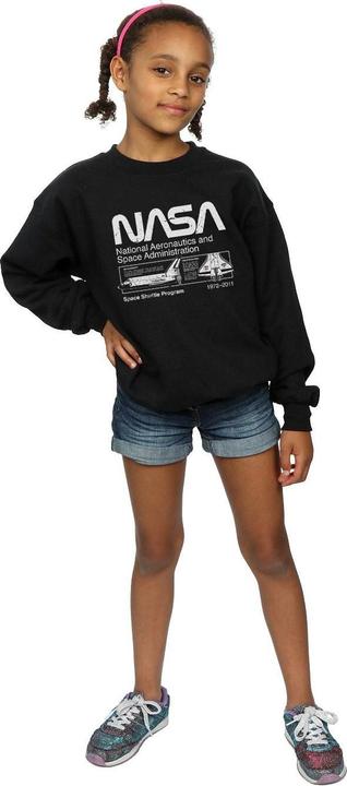Immagine prodotto Nasa Classic Space Shuttle Felpa Ragazze (140, 146)