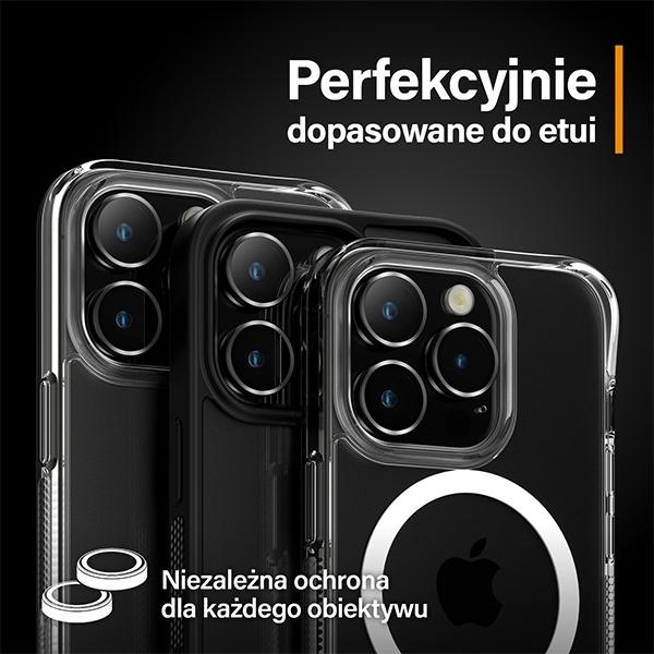 Produktbild PanzerGlass Hoops Camera Lens Protector (1 Stück, Apple iPhone 15 Pro Max, Apple iPhone 15 Pro)