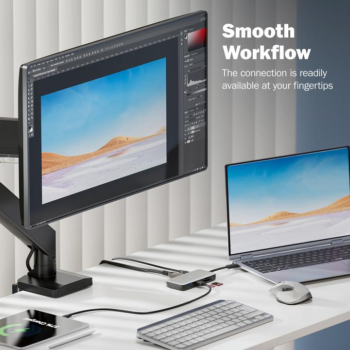 Produktbild Digitus USB-C Travel Docking Station, 7-Port (USB-C, 7 Ports)