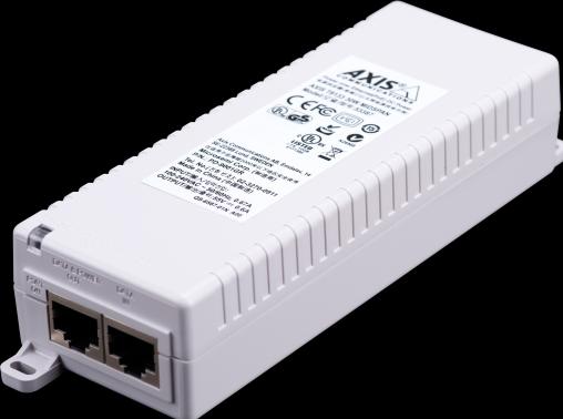 Actual product image Axis T8133 30w Midspan (802.3at (PoE+), 30 W)