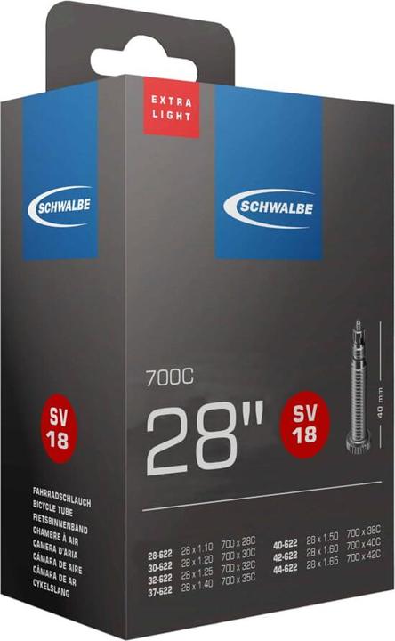 Actual product image Schwalbe SV 18 (Presta (SV), 28", 40 mm)