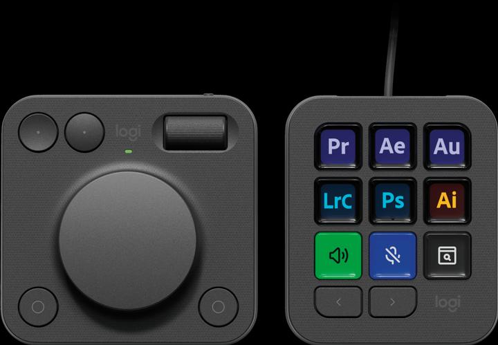 Logitech Mx Creative Console (Without keyboard layout, Cable)