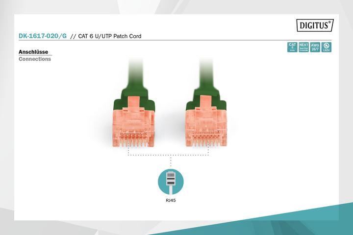 Produktbild Digitus Netzwerkkabel (U/UTP, CAT6, 2 m)