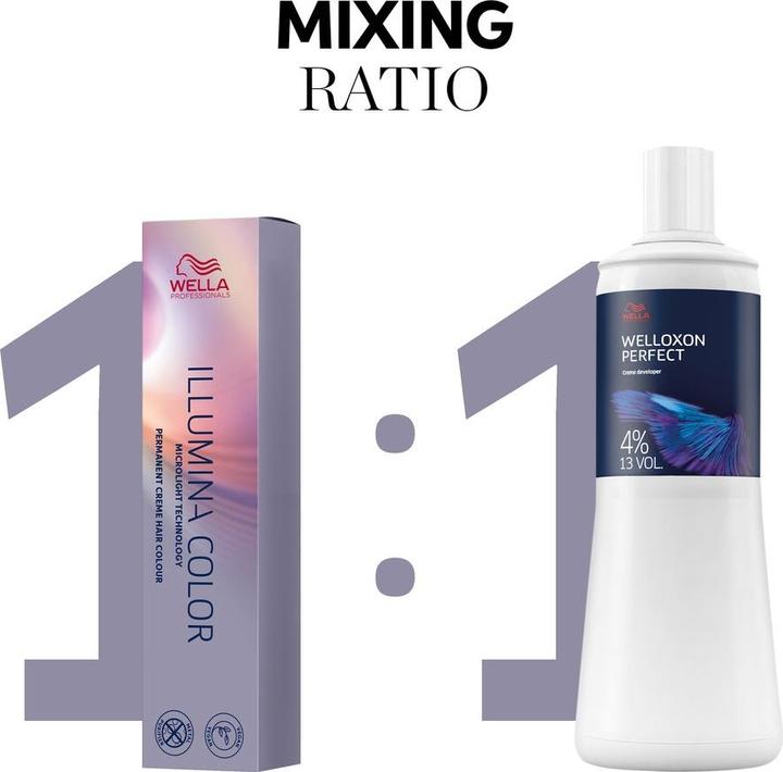 Productafbeelding Wella Illumina Kleur - 6/76: donkerblond bruin-violet (6/76 donkerblond bruin-paars)