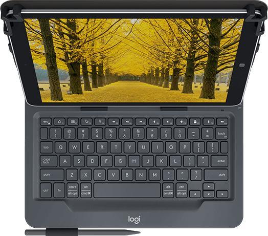 Produktbild Logitech Universal Folio with integrated keyboard for 9-10 inch tablets Bluetooth QWERTY Italienisch (IT, Tablets)