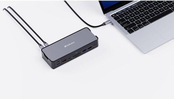 Actual product image Verbatim Pro CDS-15 (USB-C, 15 Ports)