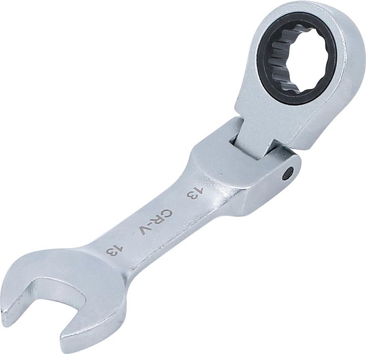 Produktbild BGS Ratschenring-Maulschlüssel kurz abwinkelbar SW 13 mm (13 mm)