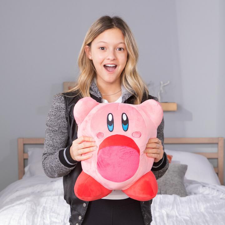 Actual product image Tomy Kirby Mocchi-Mocchi Mega plush figure Inhaling Kirby 33 cm (27 cm)