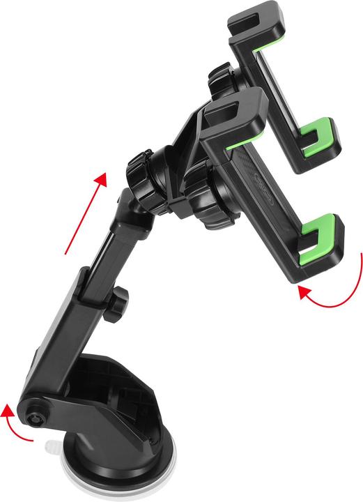 Actual product image xO car holder C117 black with suction cup