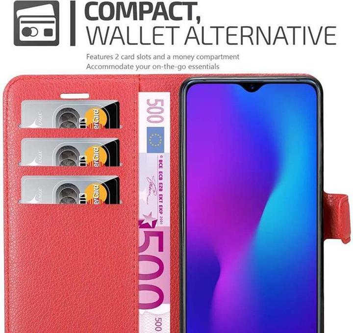 Actual product image Cadorabo Book with stand function cover (Oppo R17)