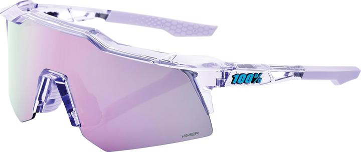 100% Brille Speedcraft XS (Polished Translucent Lavender, Lavendel)