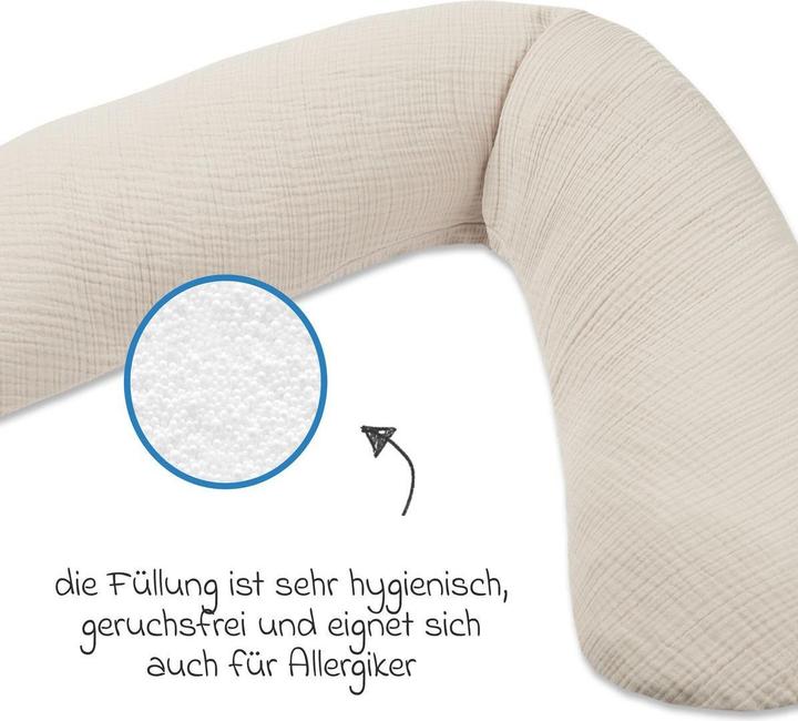 Actual product image Theraline Stillkissen Stillkissen Dodo Premium mit feiner Perlen-Füllung