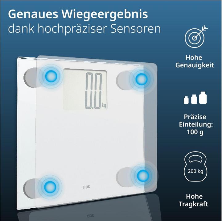 Immagine prodotto ADE Bilancia pesapersone digitale (200 kg)