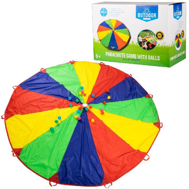 Actual product image Outdoor play Parachute with balls