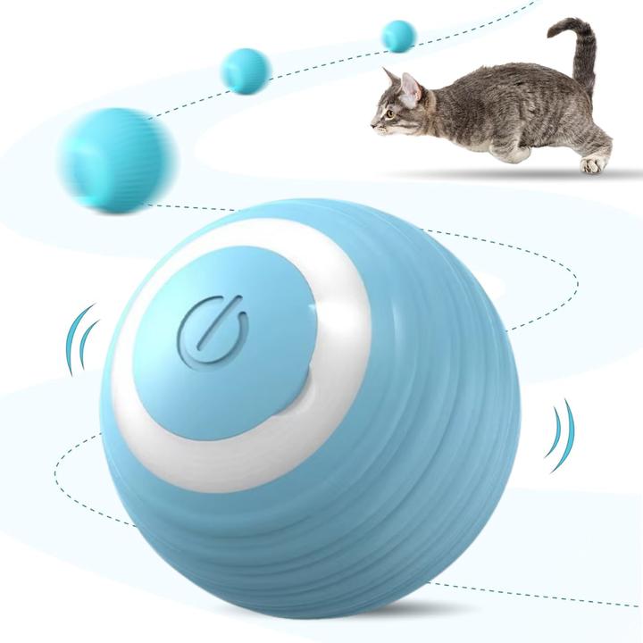 Actual product image Suba Electric cat ball with LED light (Cat ball toy)