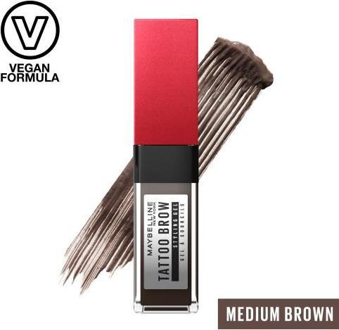 Produktbild Maybelline New York Tattoo Brow 36H Styling Gel (257 Medium Brown)