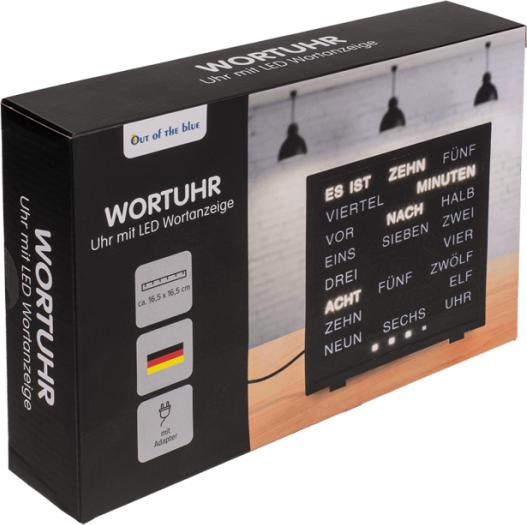 Image du produit Ootb Horloge avec affichage du mot allemand