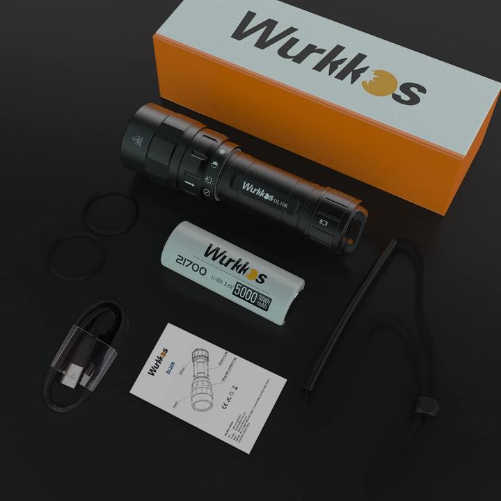 Image du produit Wurkkos Lampe de plongée (14 cm, 4500 lm)