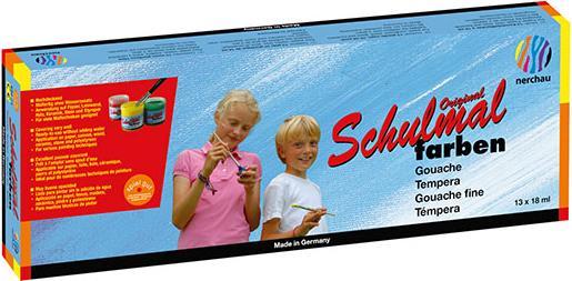 Immagine prodotto Nerchau Colori scolastici S13 18 ml (Multicolore, 18 ml)