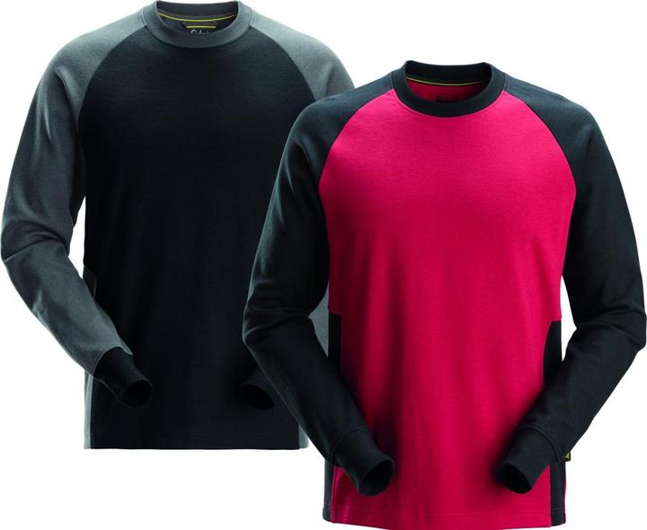 Actual product image Snickers Workwear Sweatshirt zweifarbig 2840 XXL (XXL)