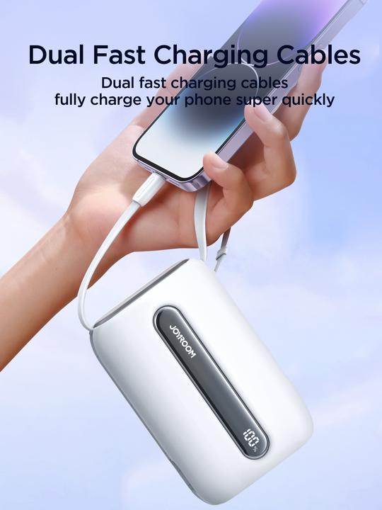 Produktbild Joyroom PowerBank JR-L012 Plus 22.5W 20000mAh (white) (20000 mAh, 22.50 W)