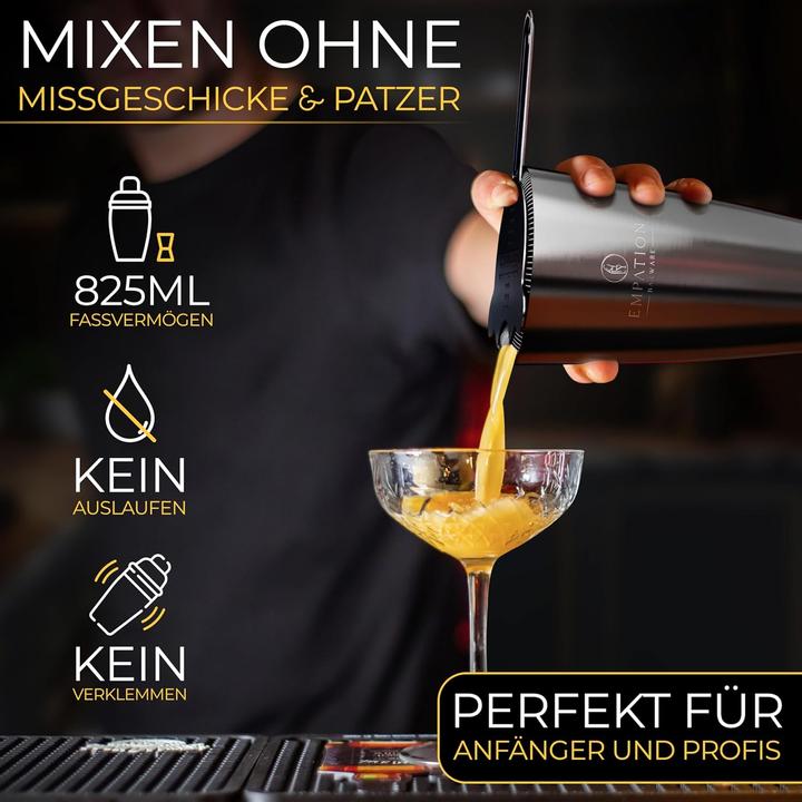 Image du produit Empation Cocktail-Shaker-Set mit Bar Zubehör (Testsieger) (Set de cocktail)