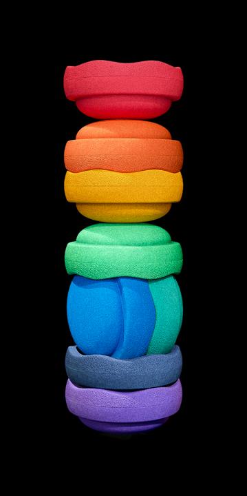 Actual product image Stapelstein Rainbow Classic
