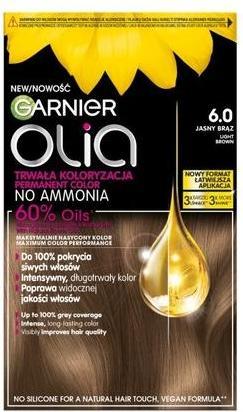 Actual product image Garnier Olia Hair Color 60 Light Brown (60 Light brown)