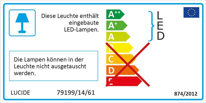 Energy Label Lucide Otis (910 lm)